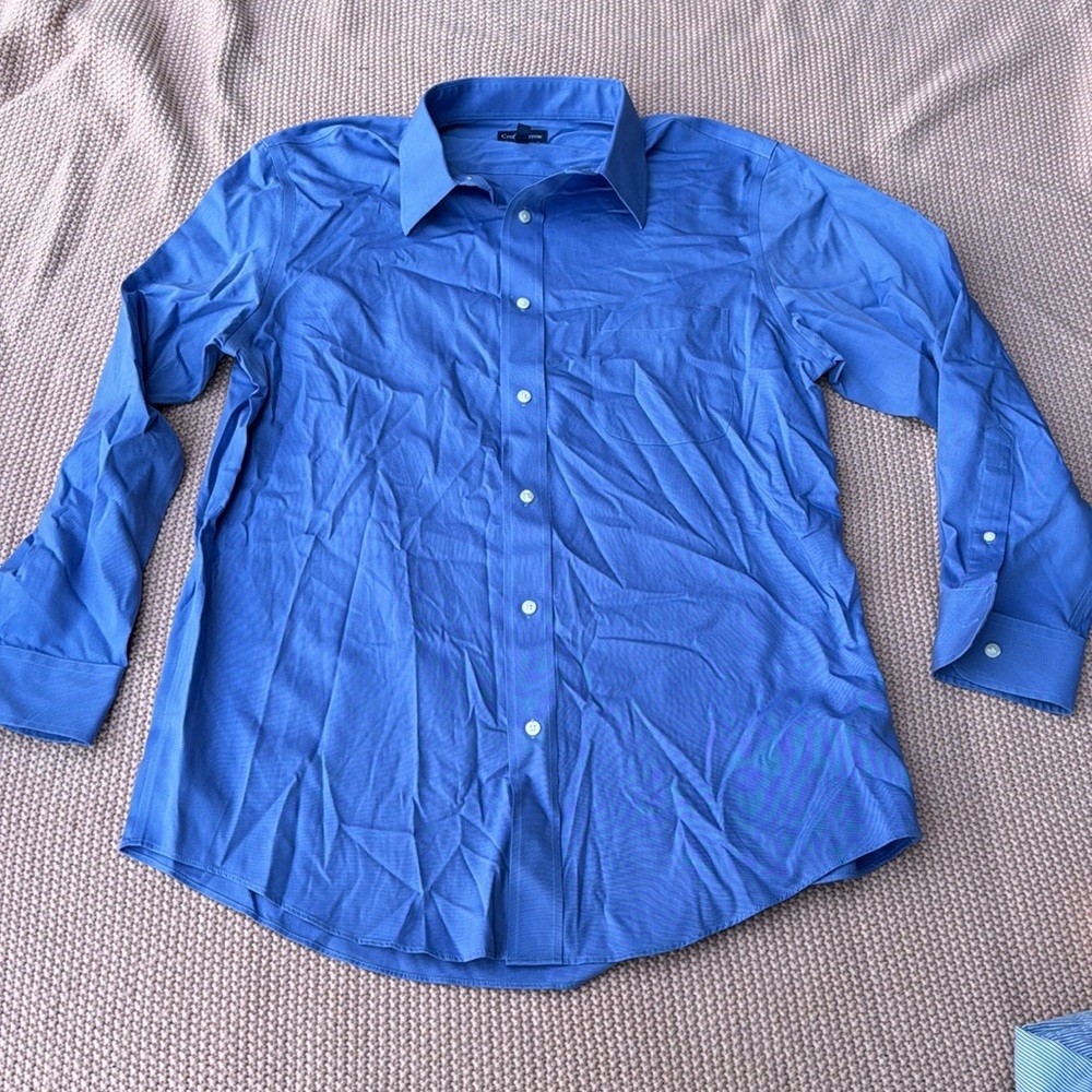 Men's Blue Dress Shirt